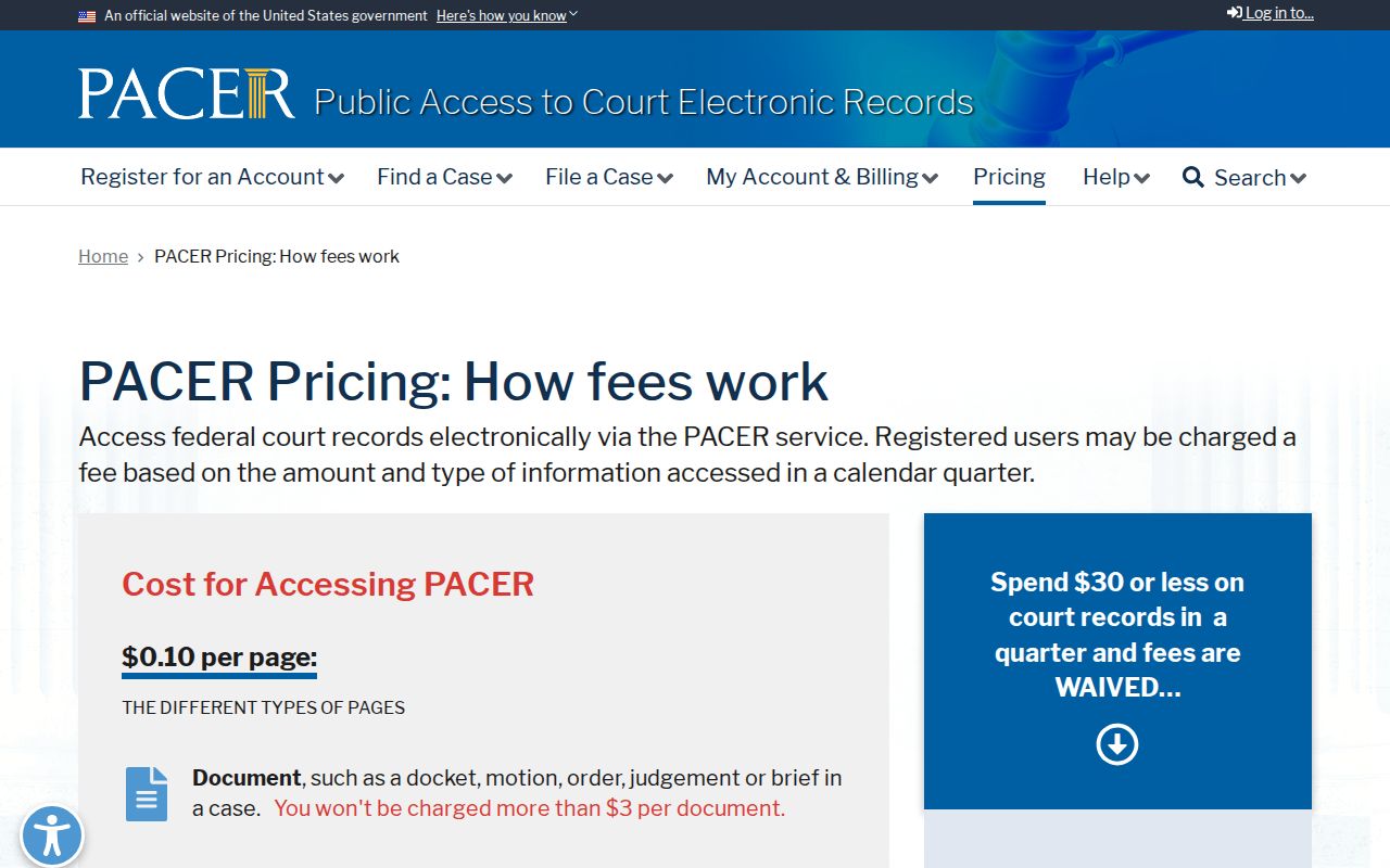 Fluvanna County federal warrant research, PACER public case access information